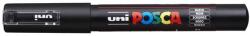 uni Dekormarker, 0, 7 mm, UNI "Posca PC-1MR", fekete (2UPC1MRF)