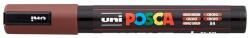 uni Dekormarker, 1, 8-2, 5 mm, UNI "Posca PC-5M", kakaó barna (2UPC5MKAKAO)