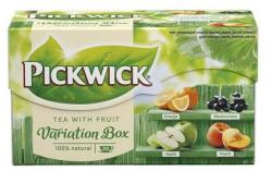 Pickwick Fekete tea, 20x1, 5 g, PICKWICK "Variációk Zöld", narancs, feketeribizli, alma, őszibarack (4061381) - mystock