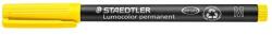 STAEDTLER Alkoholos marker, OHP, 1 mm, STAEDTLER "Lumocolor 317 M", sárga (317-1) - mystock