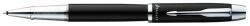 Parker Rollertoll, 0, 5 mm, ezüst színű klip, fekete tolltest, PARKER "IM Royal", fekete (7060247001) - mystock