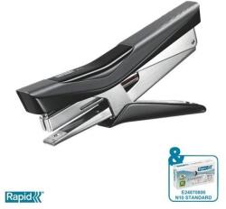 Rapid Tűzőgép, kézi, 10/4, 15 lap, RAPID "Fixativ F11", fekete (5000289) - mystock