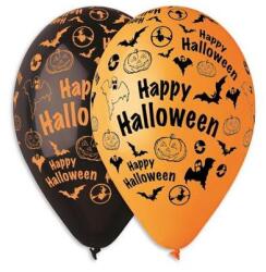  Léggömb, 30 cm, "Happy Halloween (11-PRINTHALLOWEENUJ)
