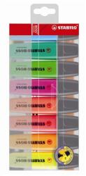 STABILO Szövegkiemelő készlet, 2-5 mm, STABILO "BOSS original", 8 különböző szín (70/8) - mystock