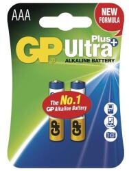 GP Batteries GP Ultra Plus AAA (LR03) alkáli mikro ceruza elem 2db/bliszter (B17112) - mystock