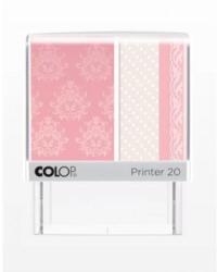 Colop Bélyegző, COLOP "Printer 20" rózsaszín ház/fekete párna - mystock