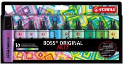 STABILO Szövegkiemelő készlet, 2-5 mm, STABILO "BOSS original Arty", 10 hideg szín (70/10-2-20) - mystock