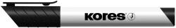 Kores Tábla- és flipchart marker, 1-3 mm, kúpos, KORES "K-Marker", fekete (20830) - mystock