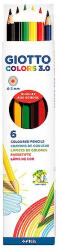 GIOTTO Színes ceruza GIOTTO Colors 3.0 hatszögletű 6db/készlet (2768 00) - mystock