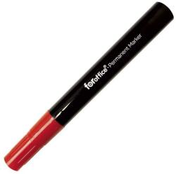 Foroffice Permanent marker 1, 5-3mm, kerek hegyű, Foroffice, piros (A-609764)