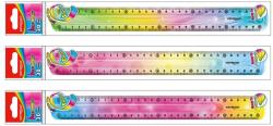 Keyroad Vonalzó 30 cm, flexibilis Keyroad Flex Draw színátmenetes (KR972277) - mystock