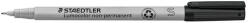 STAEDTLER Alkoholmentes marker, OHP, 0, 4 mm, STAEDTLER "Lumocolor 311 S", fekete (311-9) - mystock