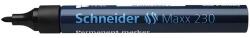 Schneider Alkoholos marker, 1-3 mm, fémházas, SCHNEIDER "Maxx 230", fekete (123001)