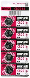Maxell CR2016 Lítium Gombelem 5db/csomag (76903CM) - mystock