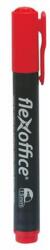 FlexOffice Alkoholos marker, 1, 5 mm, kúpos, FLEXOFFICE "PM03", piros (FO-PM03RED)