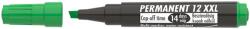 ICO Permanent marker 1-4mm, vágott Ico 12XXL zöld (9580082003) - mystock