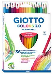 GIOTTO Színes ceruza GIOTTO Colors 3.0 aquarell háromszögletű 36db/készlet (2773 00) - mystock