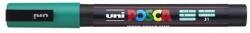 uni Dekormarker, 0, 9-1, 3 mm, UNI "Posca PC-3M", smaragdzöld (2UPC3MSMARAGD)