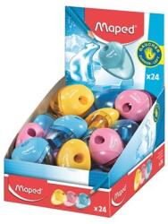 Maped Hegyező display, egylyukú, tartályos, balkezes, MAPED "I-Gloo", vegyes színek, 24db/disp (032211)