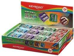 Keyroad Hegyező 2 lyukú fém 24 db/display Keyroad Metal Colourful vegyes színek (KR971868) - mystock