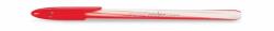 FlexOffice Golyóstoll, 0, 3mm, kupakos, FLEXOFFICE "Candee", piros, 12db/cs (FO-027RED) - mystock