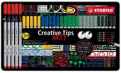 STABILO Flictoll STABILO Cretive Tips Arty Classic fémdobozos 30 darabos (89/30-6-1-20) - mystock