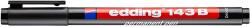 edding Alkoholos marker, OHP, 1 mm, EDDING "143 B", fekete (7580069001) - mystock