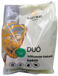 Natural Jihlava gluténmentes duó keksz kókuszos kakaós 150 g - mentes