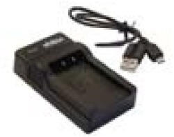 Panasonic DMW-BCF10E stb. kompatibilis micro USB akkumulátor töltő