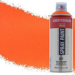 Royal Talens Amsterdam vízbázisú akrilfesték spray, 400 ml - 257, reflex orange