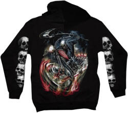  Démoni-Motoros-II - Férfi / Unisex Motoros Pulóver