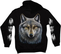  Farkas - Férfi / Unisex Farkasos Pulóver