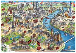 Gibsons - Puzzle Obiective turistice Londra - 1 000 piese Puzzle