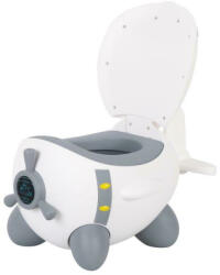 FreeON Olita copii Potty Plane, FreeON, forma de avion, 32 x 28 x 41 cm, White Grey (42318) Olita
