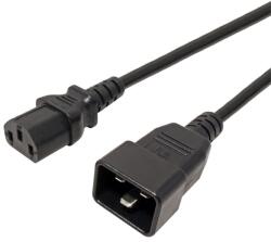 PremiumCord Tápkábel C13 - C20 5m, fekete KPSB5 (KPSB5)