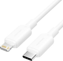 Vention USB-C 2.0 - Lightning, (3A, fehér) 2m, kábel