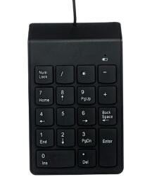 Gembird KPD-U-03 numerikus billentyűzet Laptop/PC USB Fekete (KPD-U-03)