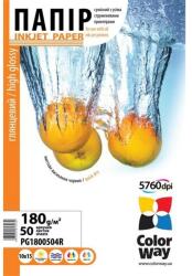 Colorway Fotópapír, magasfényű (high glossy), 180 g/m2, 10x15, 50 lap PG1800504R (PG1800504R)