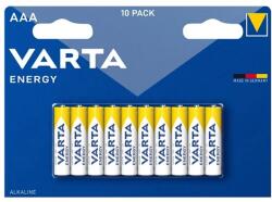 VARTA ENERGY tartós elem (AAA, R3, 1.5V, alkáli) 10db/csomag 4103229491 (4103229491)