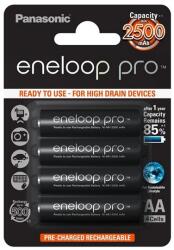 Panasonic ENELOOP PRO elem AA, újratölthető, 4db/csomag BK-3HCDE/4BE (BK-3HCDE/4BE)