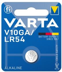 VARTA gombelem LR54, alkáli, 1db/csomag V10GA/LR54 (V10GA/LR54)