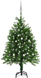 vidaXL Cu LED&globuri 120 cm verde (3077725)