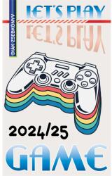 Realsystem Diák zsebkönyv, 125mm, x205mm, fehér lapokkal, 2024/2025 (game), (5313-67) (49467)