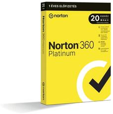 Symantec 360 Platinum 100GB HUN, 1 éves, dobozos vírusirtó szoftver (21428042)