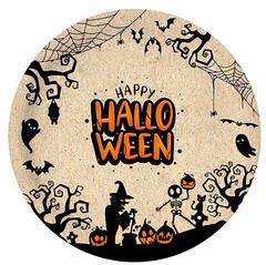 Halloween mintás tányér 23 cm-es 6 db /cs (HF443283)