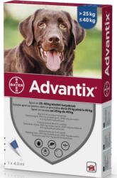  Elanco Advantix pipeta 25-40 kg pipeta antiparazitara caini