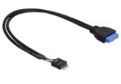 Delock USB 3.0 tűs fejléc apa > USB 2.0 tűs fejléc apa kábel 60cm (83792)