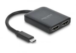 Delock USB-C - 2 db HDMI MST / VXP adapter (87755) (87755)