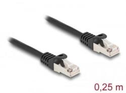 Delock RJ50 apa - RJ50 apa S/FTP kábel 0, 25 m fekete (80185) (80185)