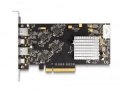 Delock PCI Express x8 kártya 2xUSB-C és 2xUSB-A port (90097)